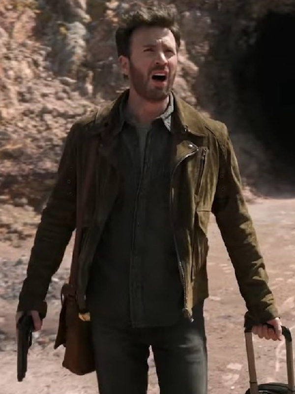 Ghosted Cole Turner Suede Leather Jacket