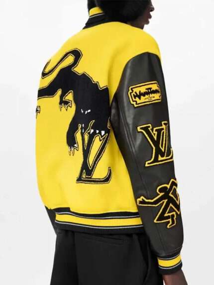 mens-black-and-yellow-louis-vuitton-varsity-jacket